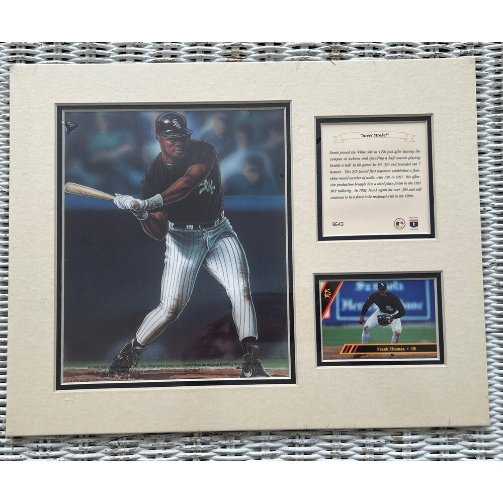 Baseball - Frank Thomas - White Sox- 1993 Art Lithograph - Collectors’ #8643